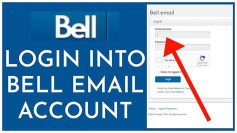 bell email login my account.